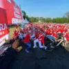 Bank Bjb Subang Dukung Terselenggaranya Gebyar Senam Merah Putih di Alun-alun