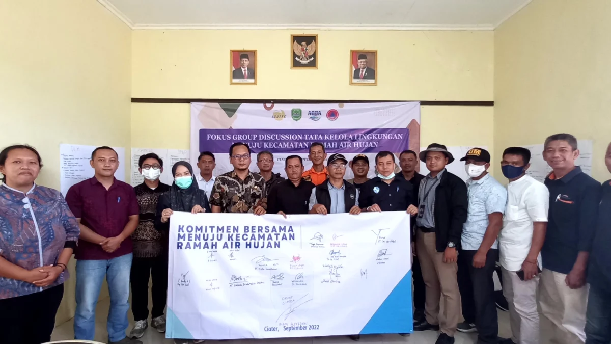 Aqua Subang Inisiasi Multipihak Wujudkan Ciater Kecamatan Ramah Air Hujan