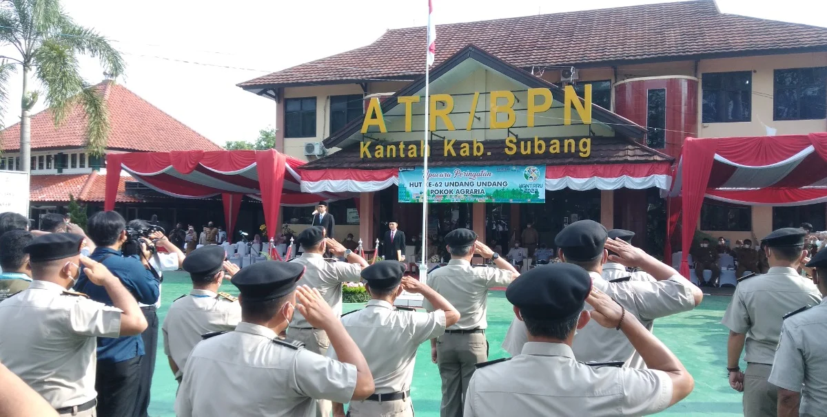 BPN Gelar Peringatan UUPA, Wabup: Mafia Tanah Tidak Boleh Ada di Subang 