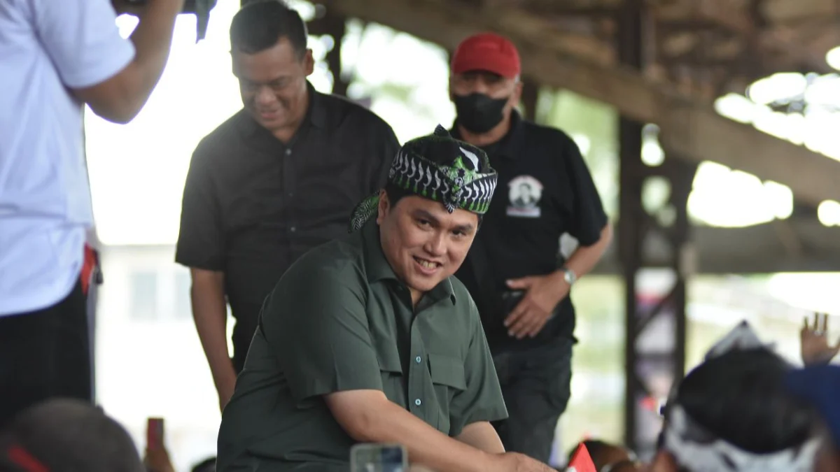 Erick Thohir Diteriaki Presiden 2024 saat Silaturahmi dengan Warga Jabar