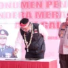 Ridwan Kamil Resmikan Monumen Perajin Bendera Merah Putih Leles di Garut