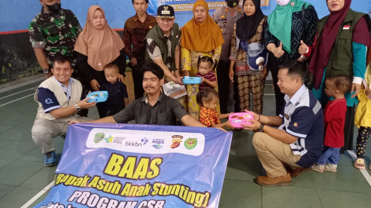 Dukung Zero Stunting, Aqua Subang Bantu Asupan Gizi Anak-anak