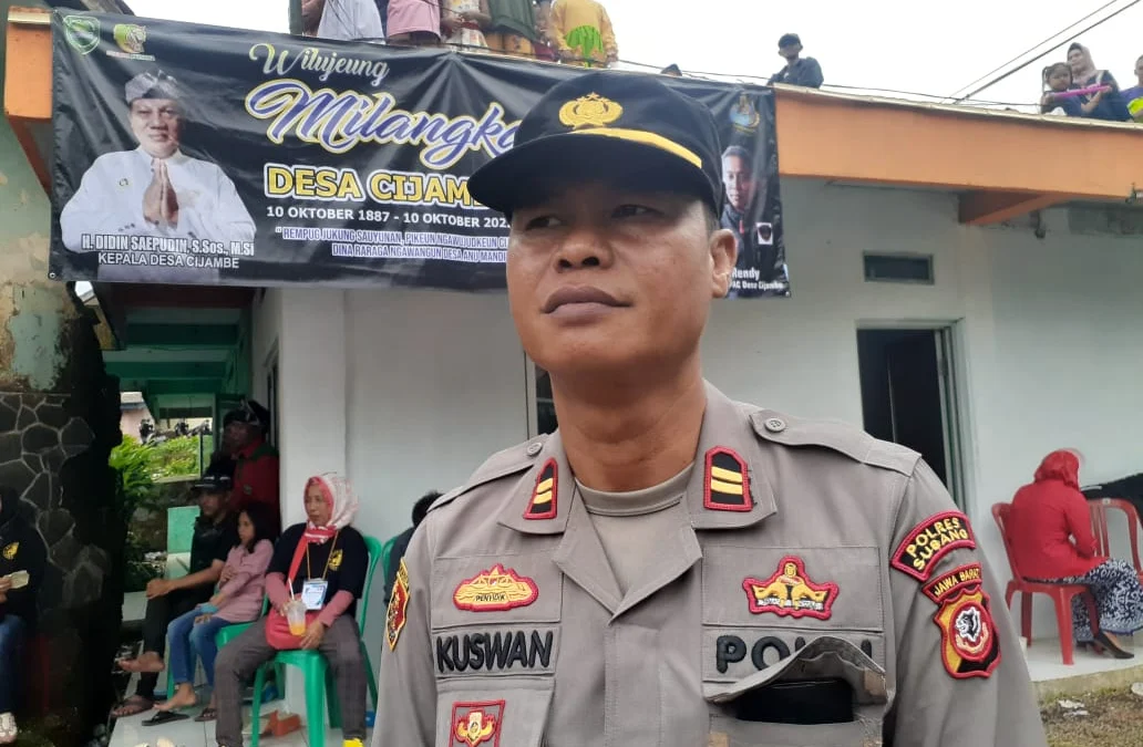 Milangkala Desa Cijambe ke-135, Kapolsek Sebut Situasi di Cijambe Kondusif 