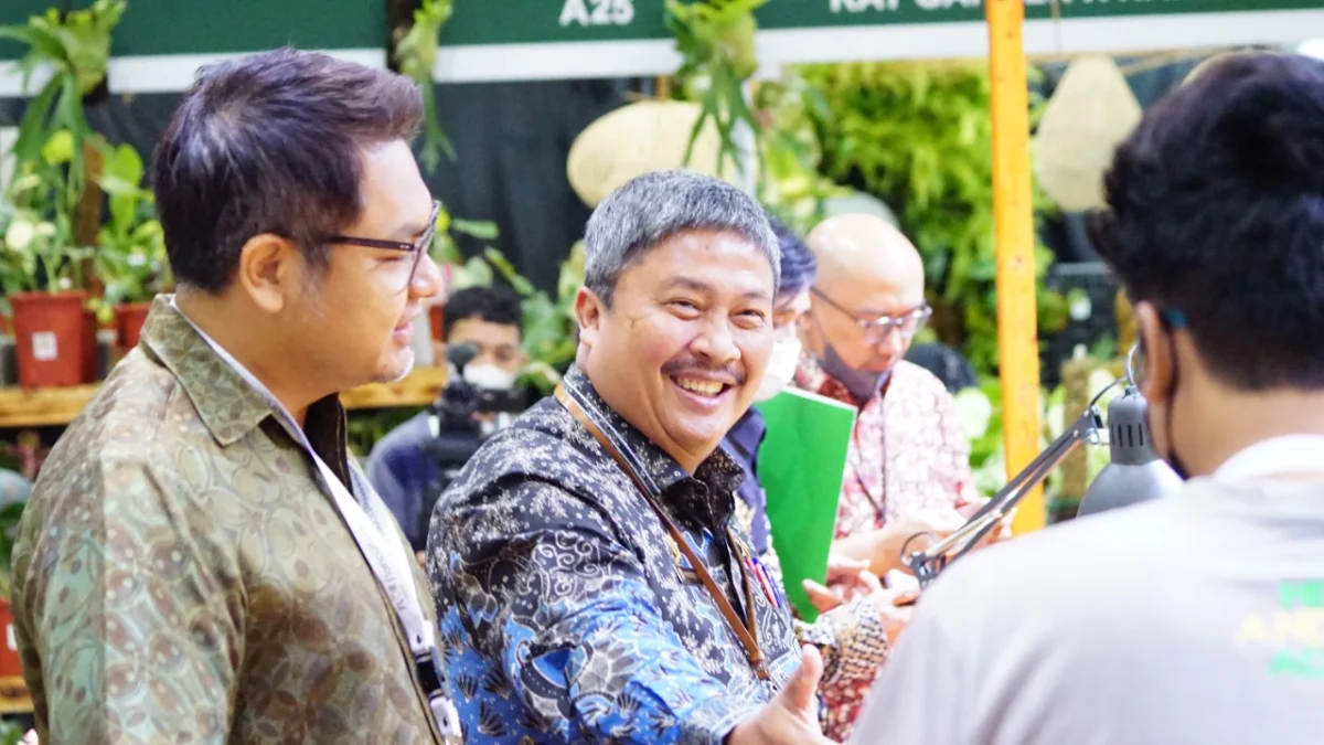 Hadiri Pembukaan FLOII, Prihasto Yakini Florikultura Indonesia Mampu Menguasai Pasar Internasional