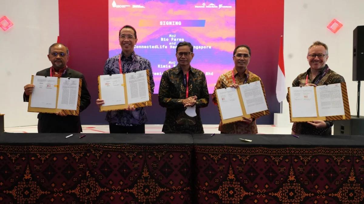 Holding BUMN Farmasi Teken MoU dengan Empat Perusahaan Global Pada G20 SOE Conference 2022