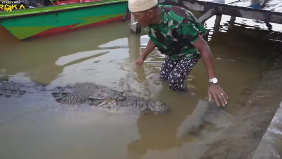 Tangkapan layar youtube Pak Ambo dan Buaya Riska