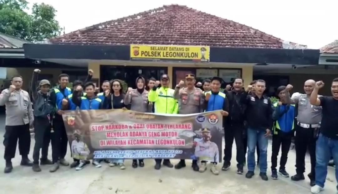 Kapolsek Legonkulon Sepakat Tolak Narkoba dan Geng Motor