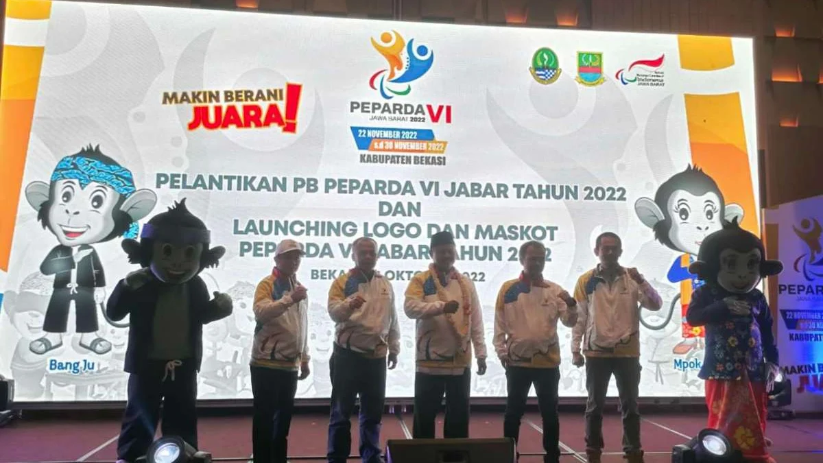 Wagub Jabar Launching Logo dan Maskot Pekan Paralimpik Daerah IV Jabar 2022