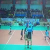 Semifinal Voli Indor Porprov XIV Jabar, Set Pertama Tim Voli Putra Subang Tertinggal Poin, Back Attack Bekasi Harus Diwaspadai