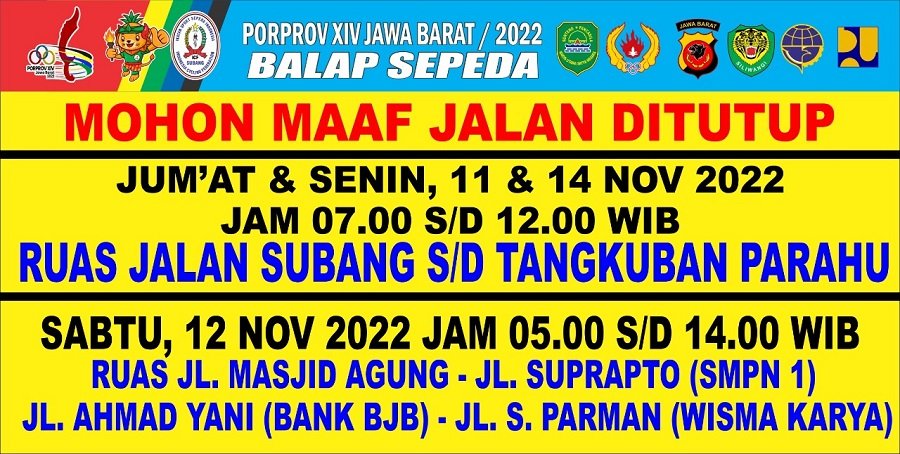 Lalu Lintas Subang hari ini, Info Jalan Ditutup Hari Ini, Jalan Raya Subang Tangkuban Perahu Arah Bandung Ditutup Sementara di Tanggal Ini