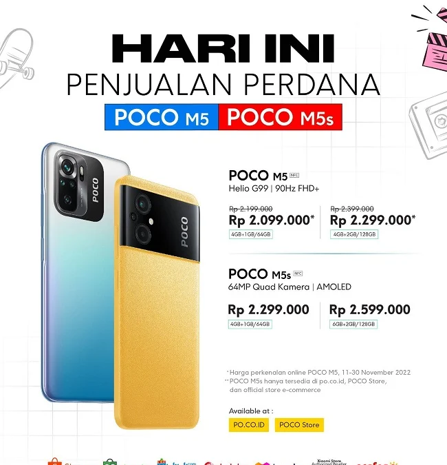 POCO M5 Series Bisa Didapatkan Mulai 11 November!