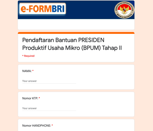 Cara daftar UMKM dan cek penerima BPUM BRI & BNI