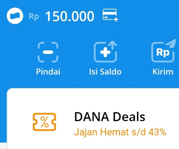 Cara mendapatkan saldo Dana Rp150.000 Secara gratis