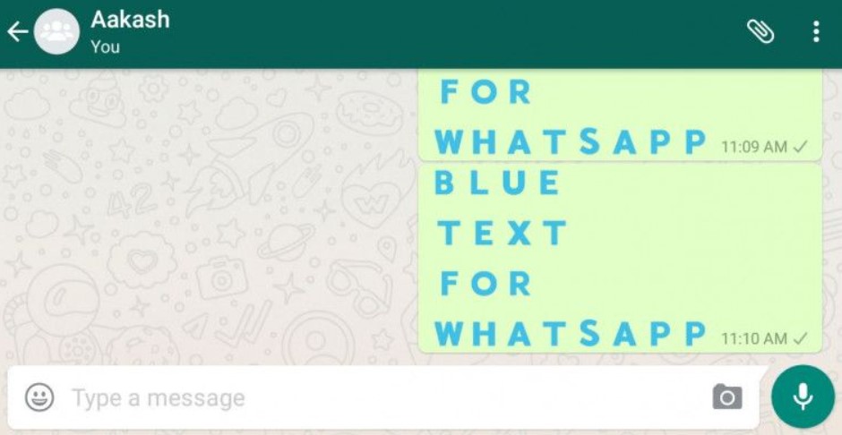 Cara Membuat Tulisan WhatsApp Menjadi Berwarna Warni