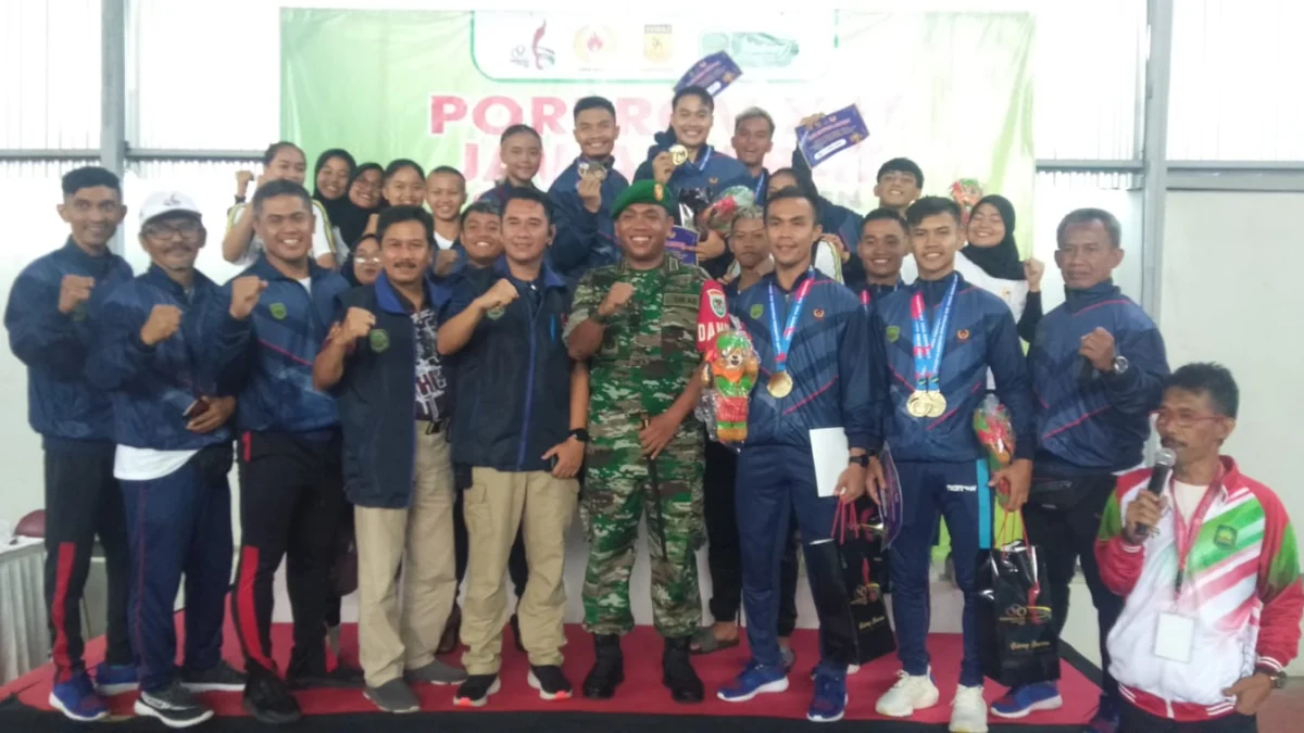 Ketum Forki Subang Letkol Inf Bambang Raditya Bangga Atlet Subang Raih Juara Umum Karate Porprov Jabar