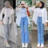 Inspirasi OOTD Kemeja Putih Perempuan Hijab, Simple dan Stylish!