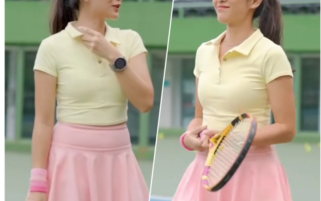 Stelan Artis saat Main Tennis, Dian Sastro Sukses Bikin Salfok Netizen