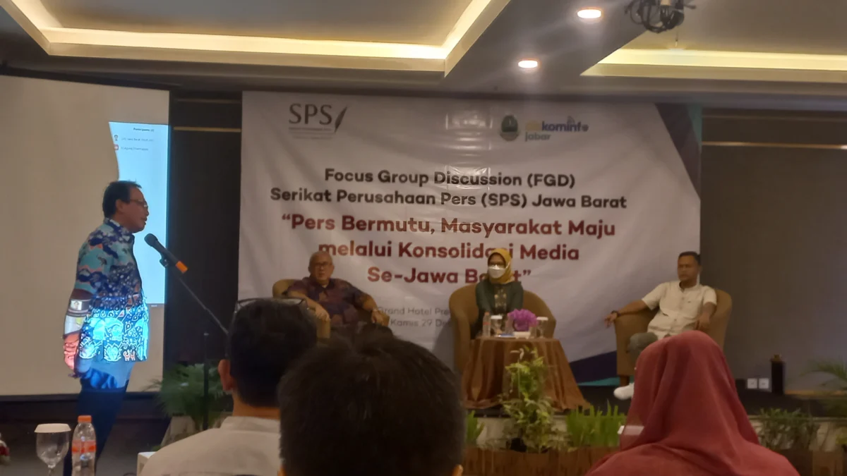 Gelar Diskusi, Ketua SPS Jabar: Regenerasi jadi Kunci Kemajuan Perusahaan Pers 