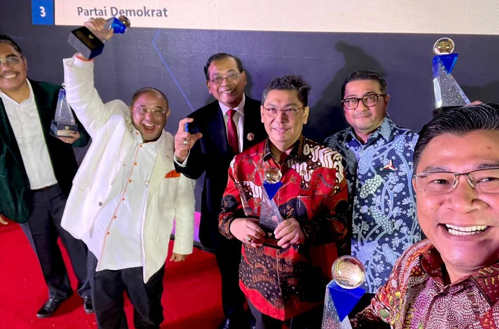 Partai Demokrat Raih ‘Hattrick’ Predikat Partai Politik ‘Informatif’ dari KIP-RI