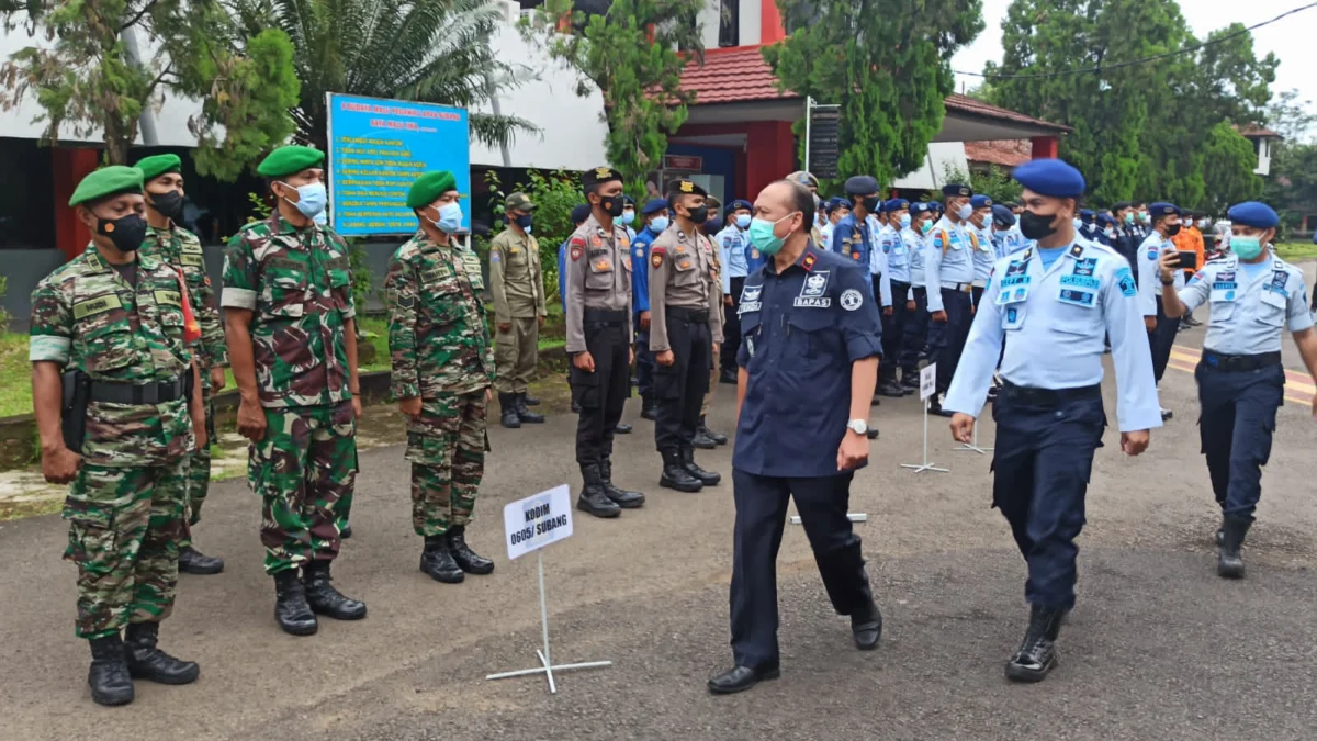 Lapas Subang Gelar Apel Siaga Nataru