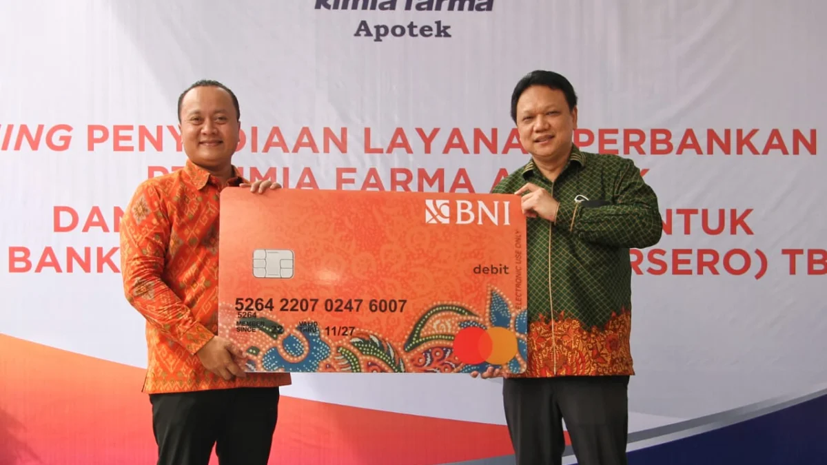 BNI Kelola Jasa Penyaluran Tunjangan Bagi Karyawan PT Kimia Farma Apotek