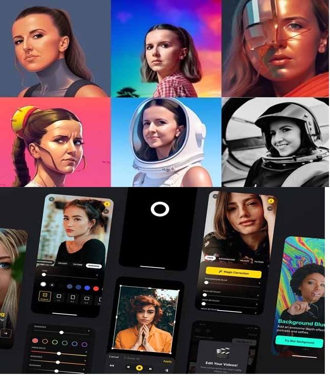 Lensa AI MOD APK, Fitur Edit Foto Avatar Instagram yang