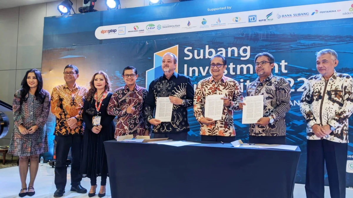 Subang Investment Summit 2022 Catatkan Transaksi Investasi Rp1 Triliun