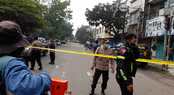 Terjadi Ledakan Di Mapolsek Astana Anyar, Kota Bandung Rabu Pagi