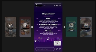 Cara Buat Poster Festival di Spotify Instafest App