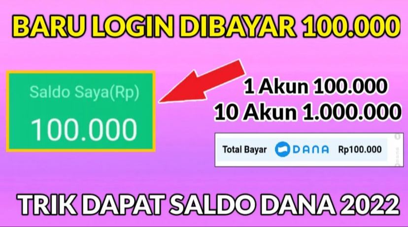 Saldo DANA 100 Ribu Gratis, Klik Linknya di sini Langsung Cair!