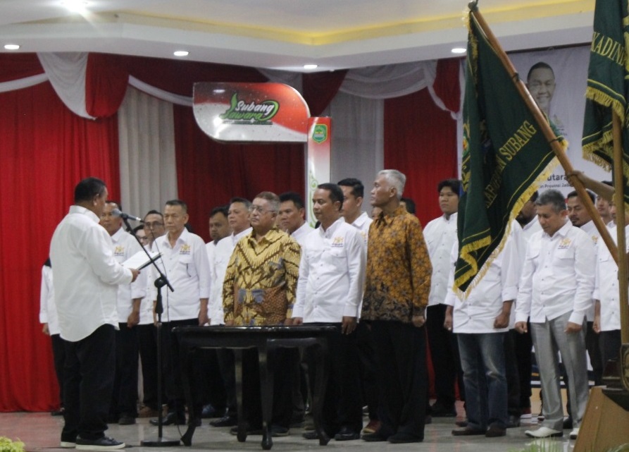 Pengurus KADIN Subang Periode 2022-2027 Dilantik, H Agus Prabanto: KADIN Rumah Bersama