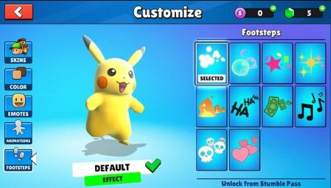 Download Mod Stumble Guys x Pokemon Terbaru 0.43.1 (Unlimited money, gems)