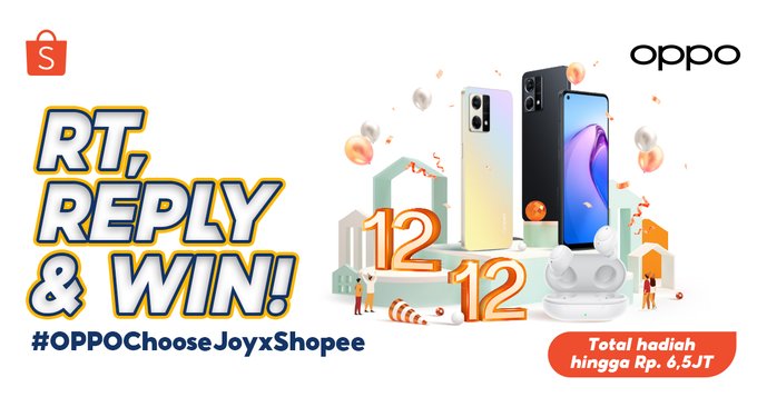 PROMO 12 12 SHOPEE! Bagi-bagi Hp OPPO dan Voucher 1 Juta, Buruan Klik di Sini Sebelum Terlambat!