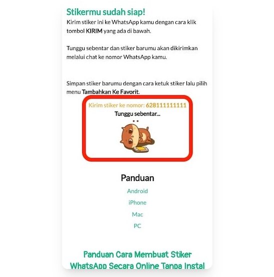 Cara Download Stiker WA Lucu, Gratis Tanpa Aplikasi, Tinggal Klik! (stiker wa, capture via wastiker,app)