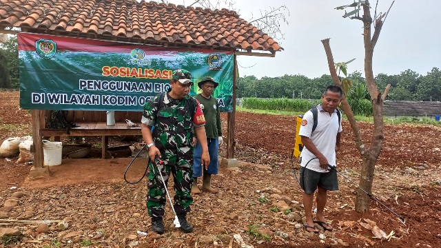  Bios 44. Kodim 0619/Purwakarta terus memperluas jangkauan penggunaan BIOS 44 DC bagi para petani di seluruh wilayah Kabupaten Purwakarta.ADAM SUMARTO/PASUNDAN EKSPRES