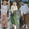 OOTD Kemeja Putih Perempuan Hijab, Simple dan Kece!