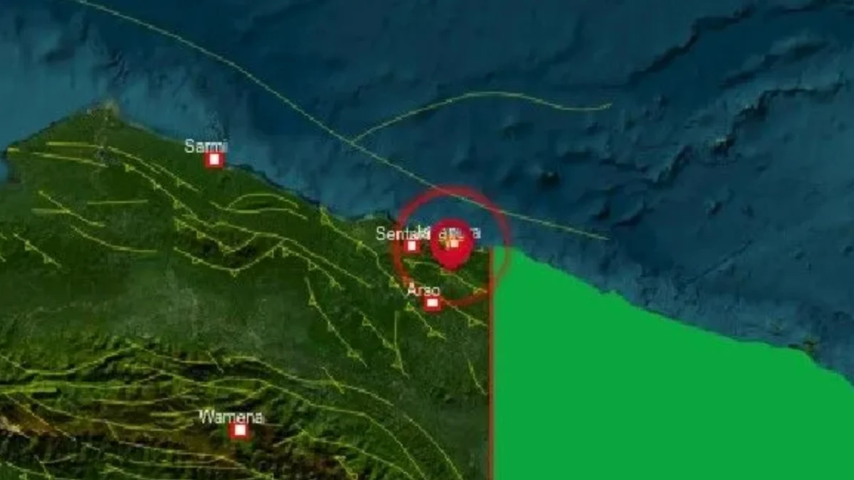 Gempa terkini Jayapura