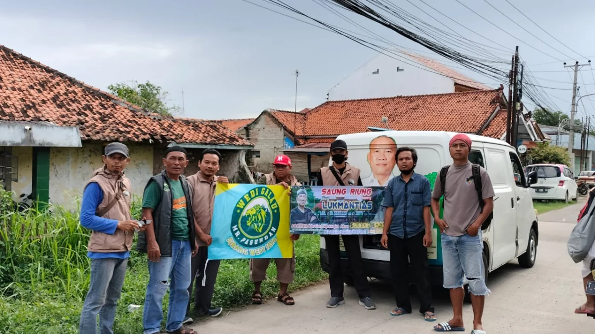 Wedi Galau Mr Pasundan dan Subang Emas Salurkan Bantuan Banjir Pamanukan