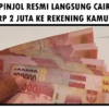 Pinjol Resmi Langsung Cair Rp 2 Juta