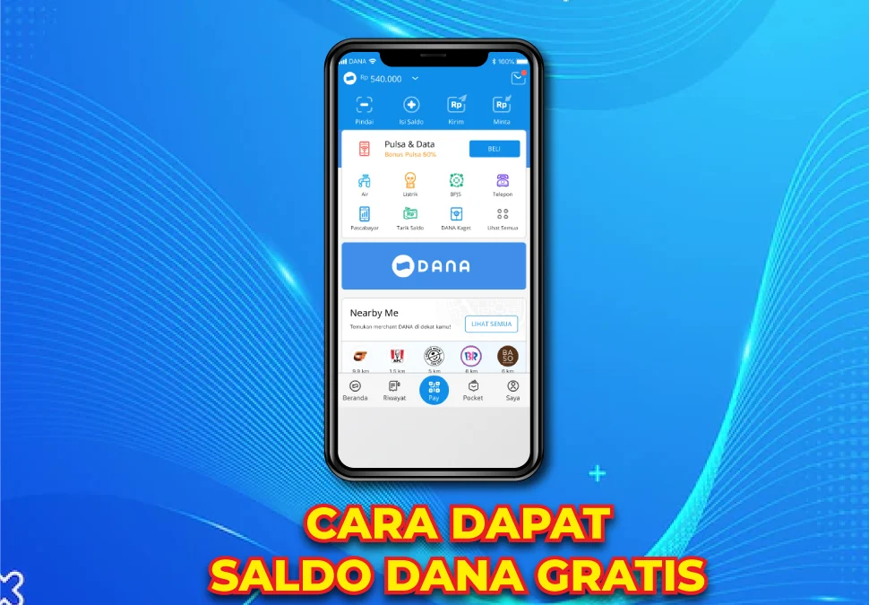 Saldo DANA Gratis Cuma Modal Share Link