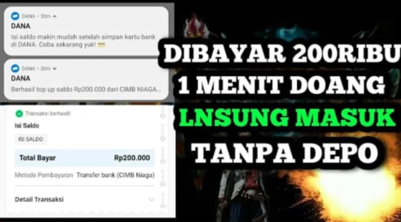 Game Penghasil Saldo Dana 200 Ribu 1 Menit Langsung Cair