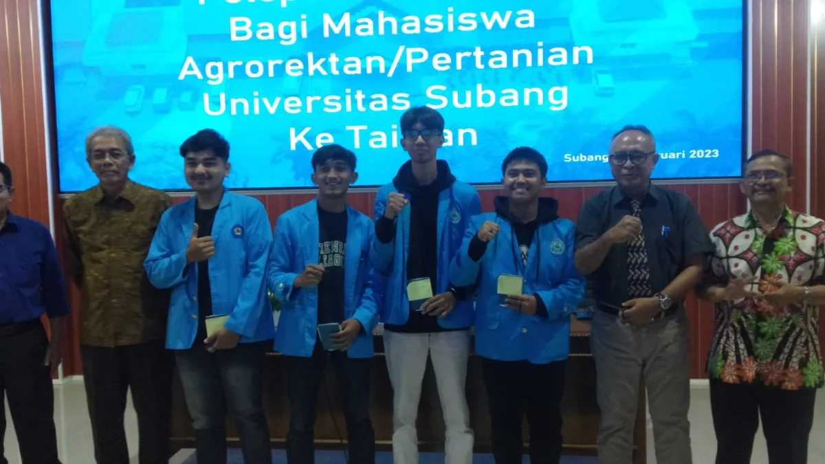 Mahasiswa Pertanian Universitas Subang Magang ke Taiwan