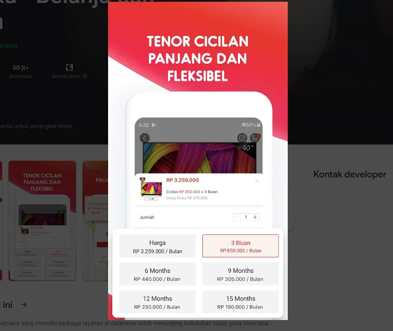 Pinjaman Online Langsung Cair KTP, Legal Terdaftar di OJK, Update Februari! (via akulaku)