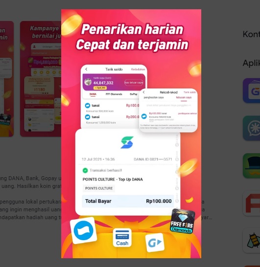 Pinjaman 500 Ribu Langsung Cair, Legal Diawasi OJK! Pas Nih Untuk yang Nyari Pinjol Tanpa Jaminan (capture-via-Cashzine-google-play-store)