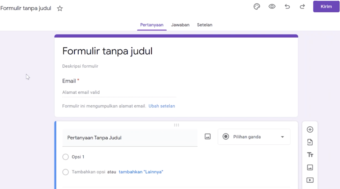 Cara Membuat Google Formulir Gratis, Gampang Banget!