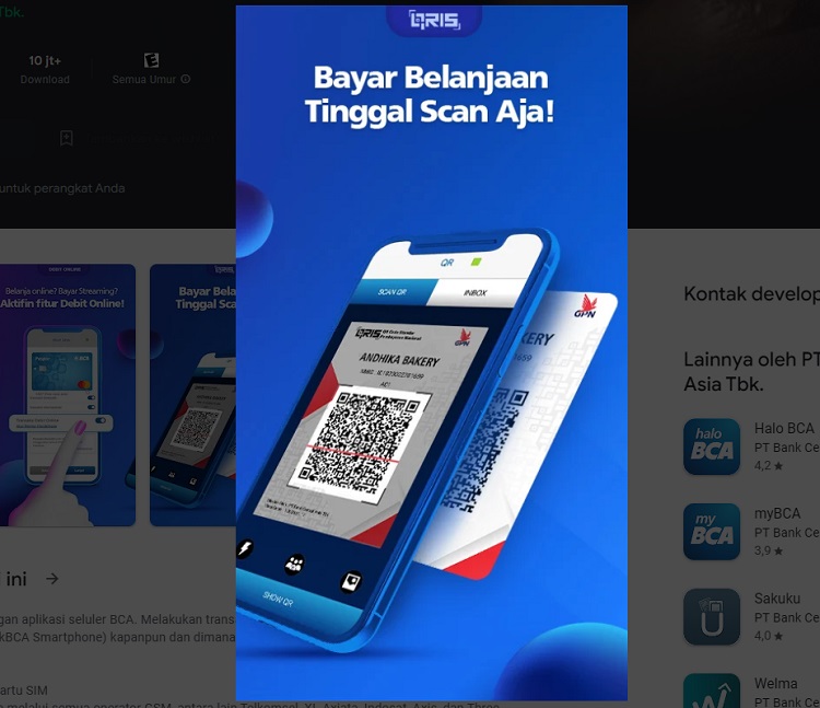 Mbanking BCA Gangguan Hari Ini, Ini Penyebab MBanking Error Pada Umumnya (ilustrasi BCA Mobile, via BCA Google Play Store)