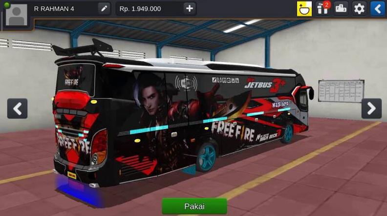 Update Terbaru! Download Stiker Bus Simulator Indonesia Versi Free Fire