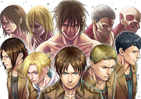 shifter titan dalam anime attack on titan