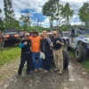 Puluhan Offroader Taklukan Lintasan di Cupunagara