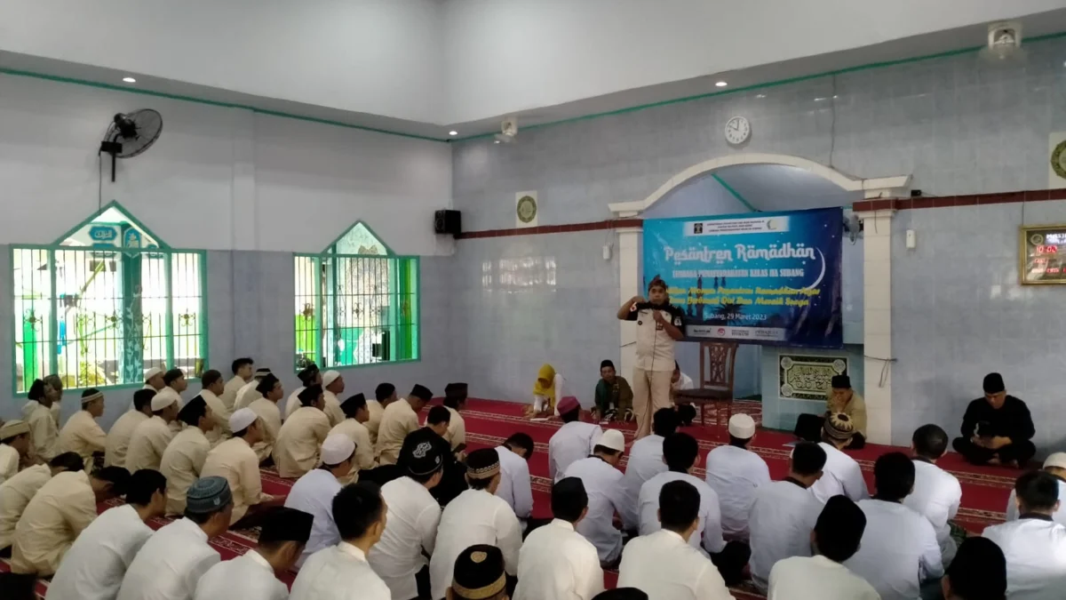 100 Narapidana di Lapas Subang Ikuti Pesantren Kilat